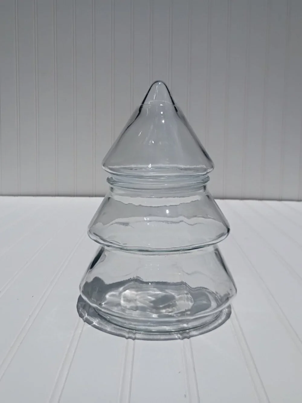 Vintage Anchor Hocking Christmas Tree Shaped 9.5
